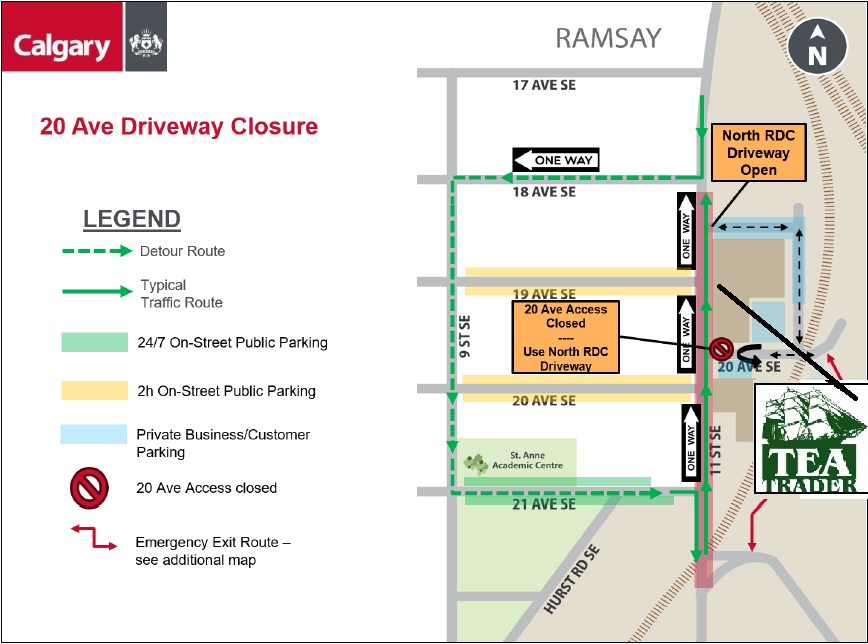 RDC South Driveway Access Closure