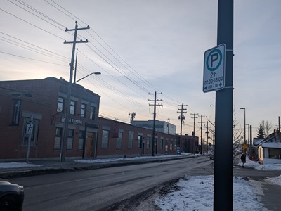 2 Hour Parking Sign